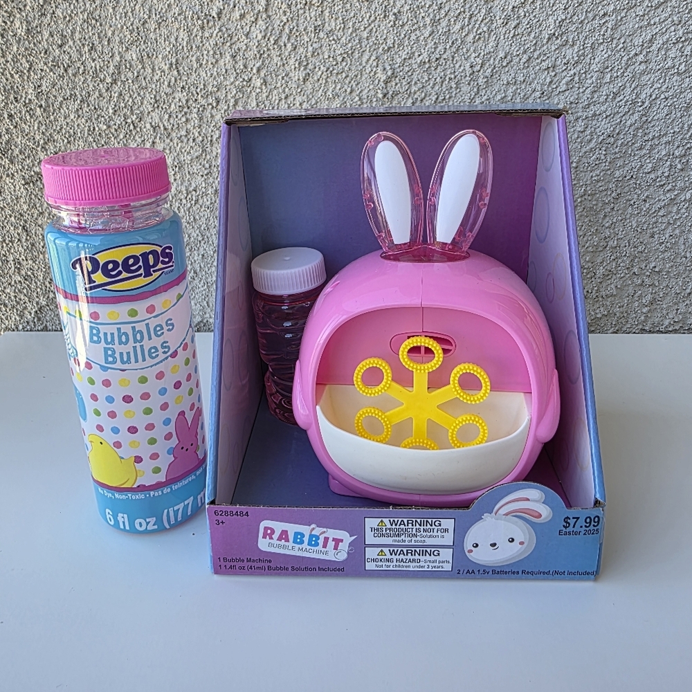 Pink Rabbit Small Bubble Machine - Picture 2 of 7